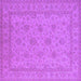 Square Oriental Purple Industrial Rug, urb939pur