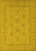 Oriental Yellow Industrial Rug, urb939yw