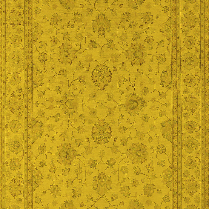 Oriental Yellow Industrial Rug, urb939yw