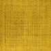 Square Oriental Yellow Industrial Rug, urb940yw