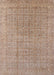 Mid-Century Modern Gold Brown Oriental Rug, urb940