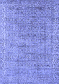 Oriental Blue Industrial Rug, urb940blu