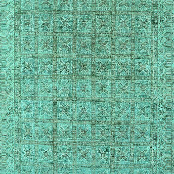 Oriental Turquoise Industrial Rug, urb940turq