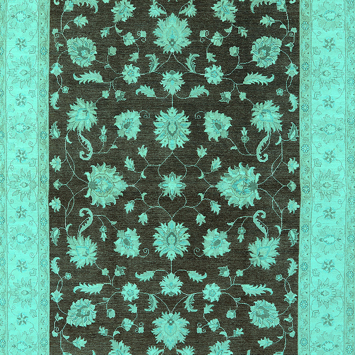 Oriental Turquoise Industrial Rug, urb941turq