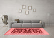 Industrial Red Washable Rugs