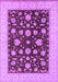 Machine Washable Oriental Purple Industrial Area Rugs, wshurb941pur