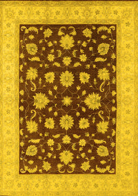 Oriental Yellow Industrial Rug, urb941yw