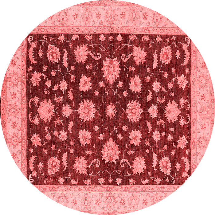 Machine Washable Oriental Red Industrial Rug, wshurb941red