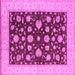 Square Oriental Pink Industrial Rug, urb941pnk