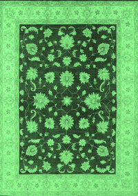 Oriental Emerald Green Industrial Rug, urb941emgrn