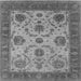 Square Oriental Gray Industrial Rug, urb942gry