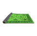 Sideview of Oriental Green Industrial Rug, urb942grn