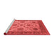 Industrial Red Washable Rugs