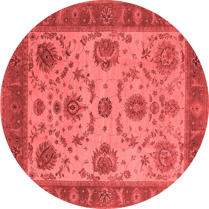 Machine Washable Oriental Red Industrial Rug, wshurb942red
