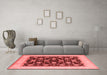 Industrial Red Washable Rugs