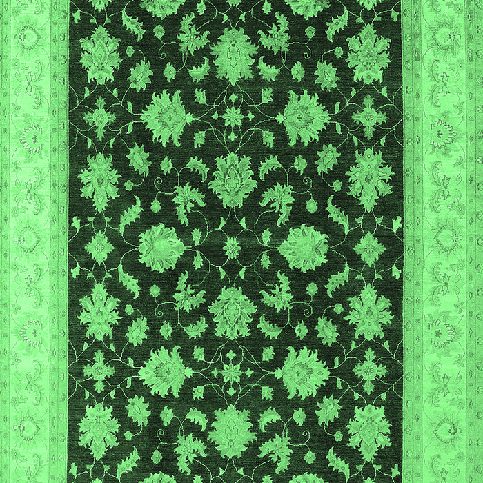 Oriental Emerald Green Industrial Rug, urb943emgrn