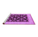 Sideview of Machine Washable Oriental Purple Industrial Area Rugs, wshurb943pur