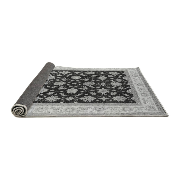 Sideview of Oriental Gray Industrial Rug, urb943gry
