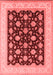 Oriental Red Industrial Area Rugs