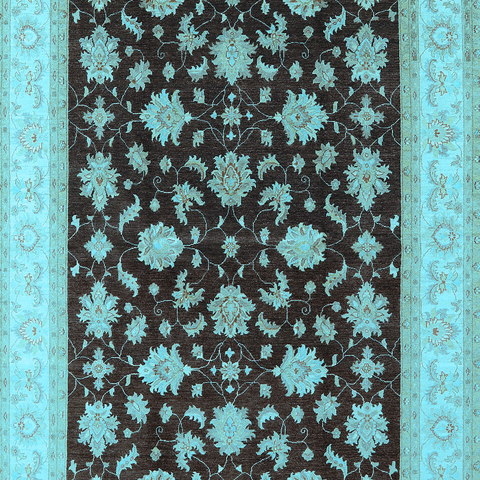 Oriental Light Blue Industrial Rug, urb943lblu
