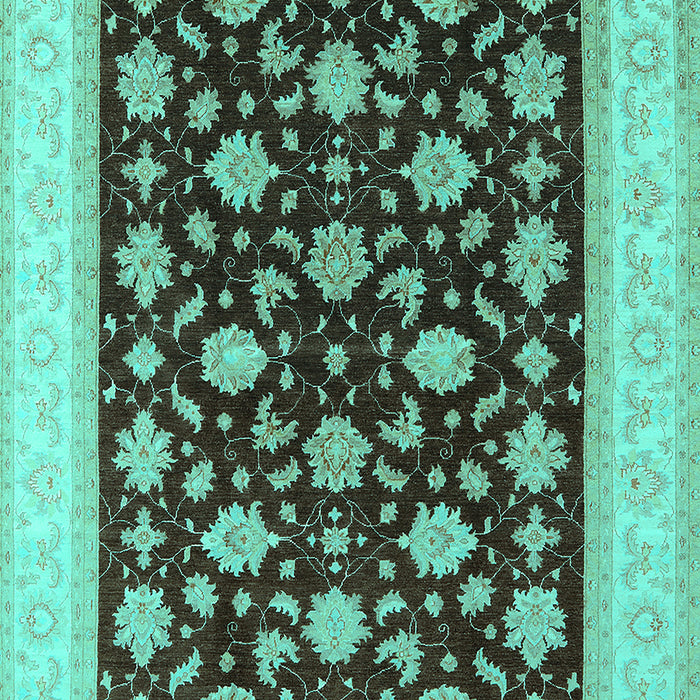 Oriental Turquoise Industrial Rug, urb943turq