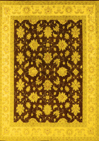 Oriental Yellow Industrial Rug, urb943yw