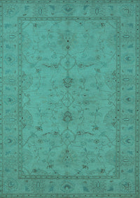 Oriental Turquoise Industrial Rug, urb944turq