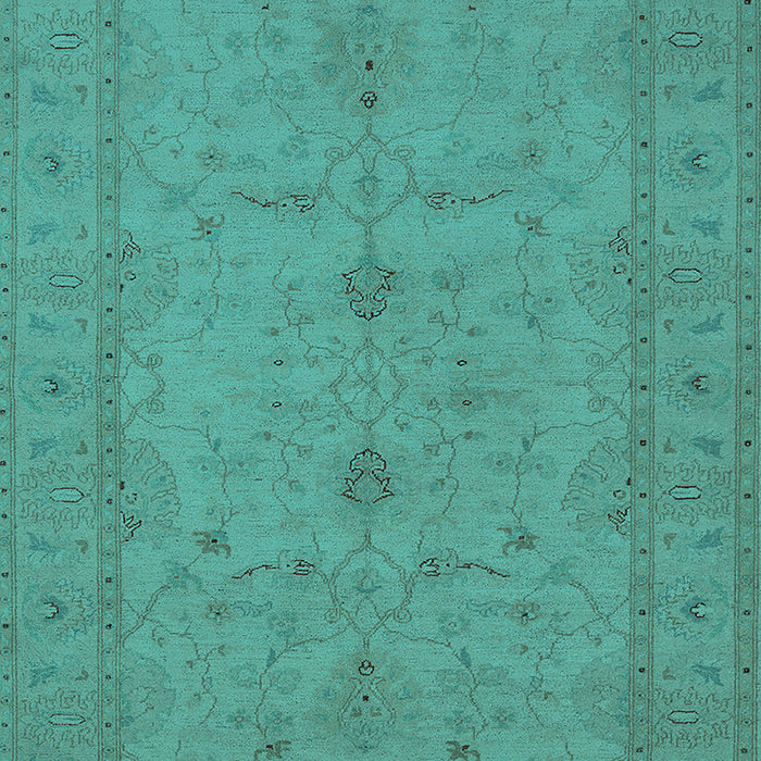 Oriental Turquoise Industrial Rug, urb944turq