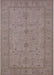 Mid-Century Modern Rose Purple Oriental Rug, urb944