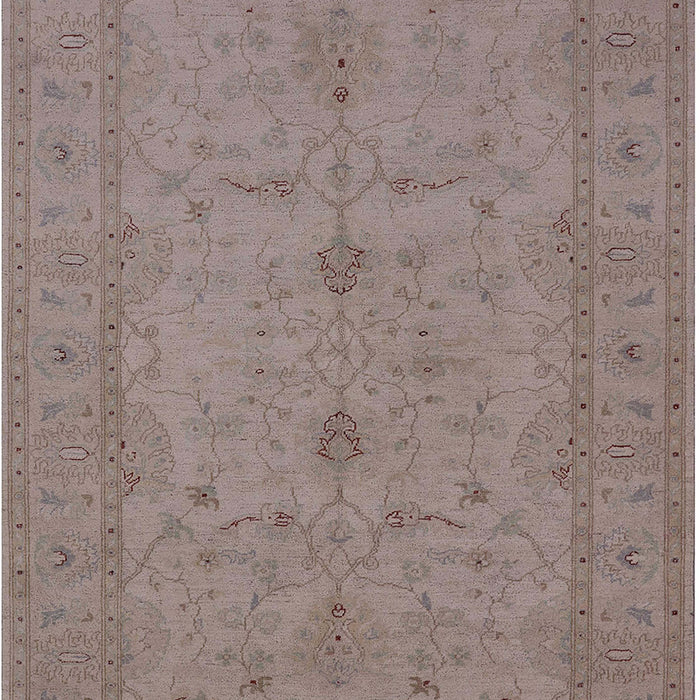 Mid-Century Modern Rose Purple Oriental Rug, urb944