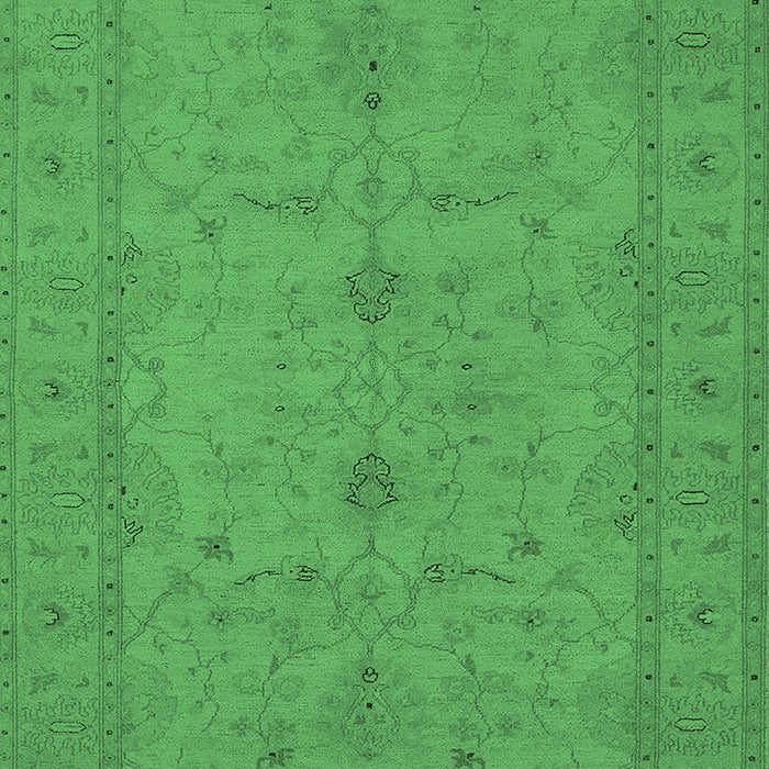 Oriental Emerald Green Industrial Rug, urb944emgrn