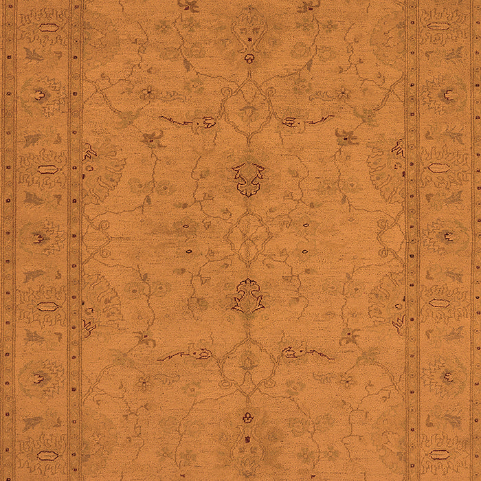 Machine Washable Oriental Orange Industrial Area Rugs, wshurb944org