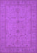Machine Washable Oriental Purple Industrial Area Rugs, wshurb944pur