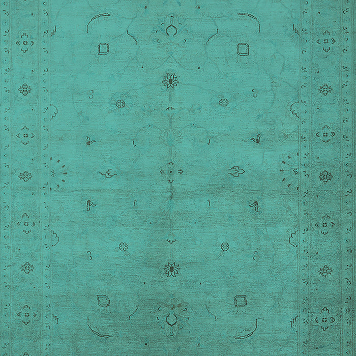 Oriental Turquoise Industrial Rug, urb945turq