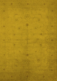 Oriental Yellow Industrial Rug, urb945yw