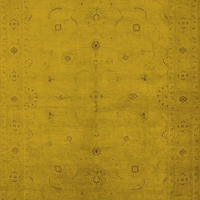 Oriental Yellow Industrial Rug, urb945yw