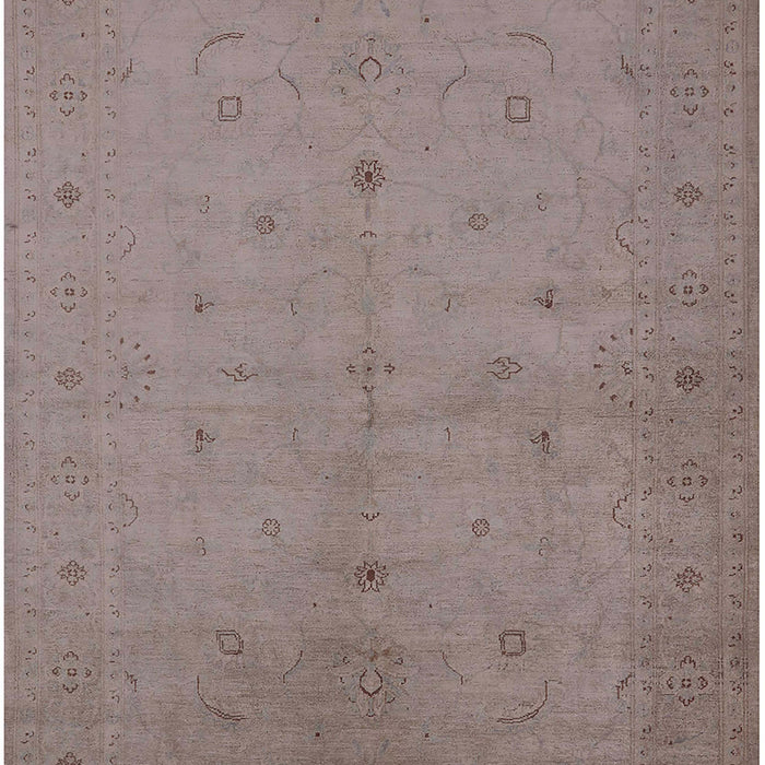 Mid-Century Modern Rose Purple Oriental Rug, urb945