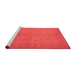 Industrial Red Washable Rugs