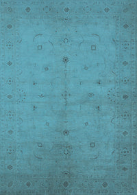 Oriental Light Blue Industrial Rug, urb945lblu