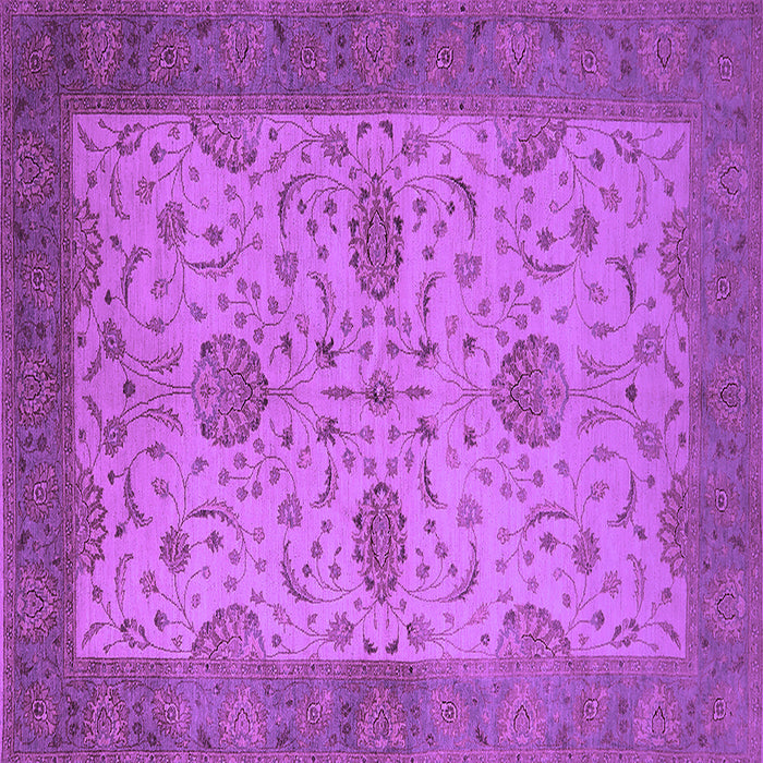 Square Oriental Purple Industrial Rug, urb946pur