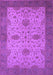 Machine Washable Oriental Purple Industrial Area Rugs, wshurb946pur