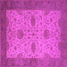 Square Oriental Pink Industrial Rug, urb946pnk