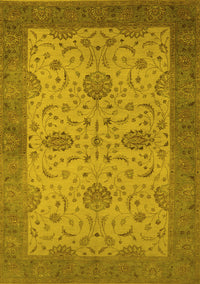 Oriental Yellow Industrial Rug, urb946yw