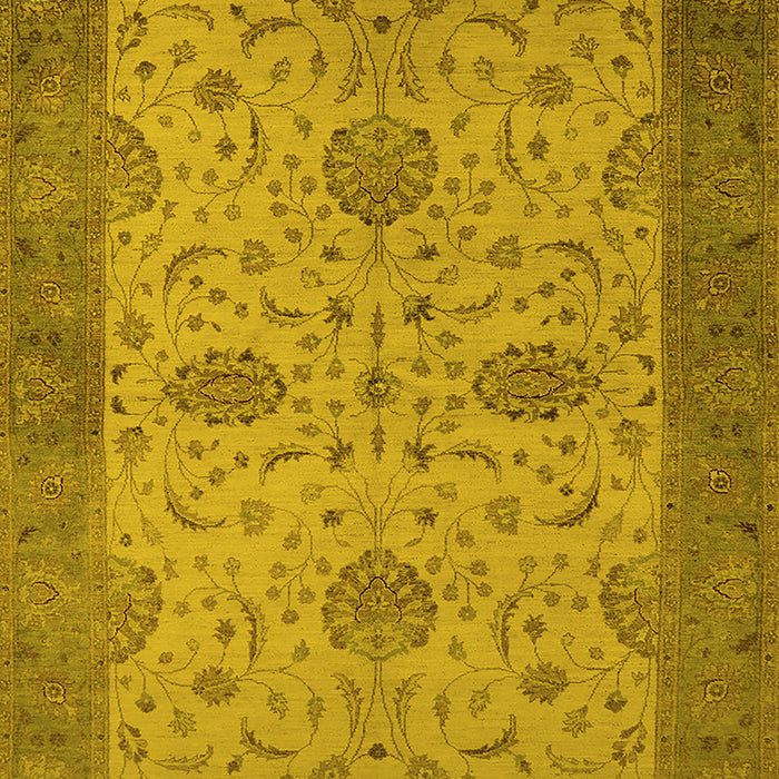 Oriental Yellow Industrial Rug, urb946yw