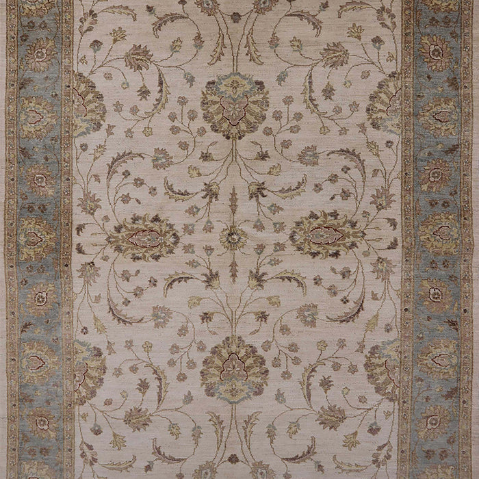 Mid-Century Modern Camel Brown Oriental Rug, urb946