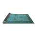 Sideview of Oriental Light Blue Industrial Rug, urb946lblu