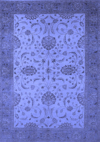 Oriental Blue Industrial Rug, urb946blu