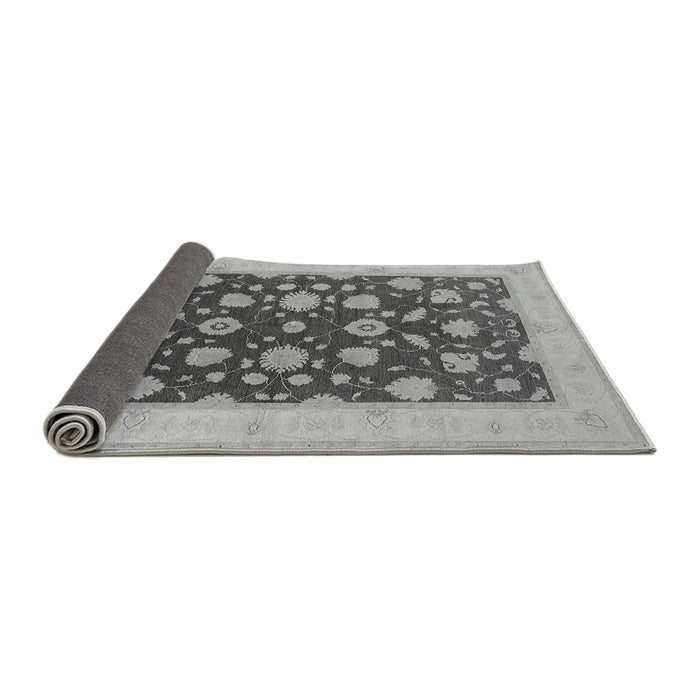 Sideview of Oriental Gray Industrial Rug, urb947gry