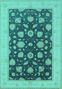 Oriental Turquoise Industrial Rug, urb947turq