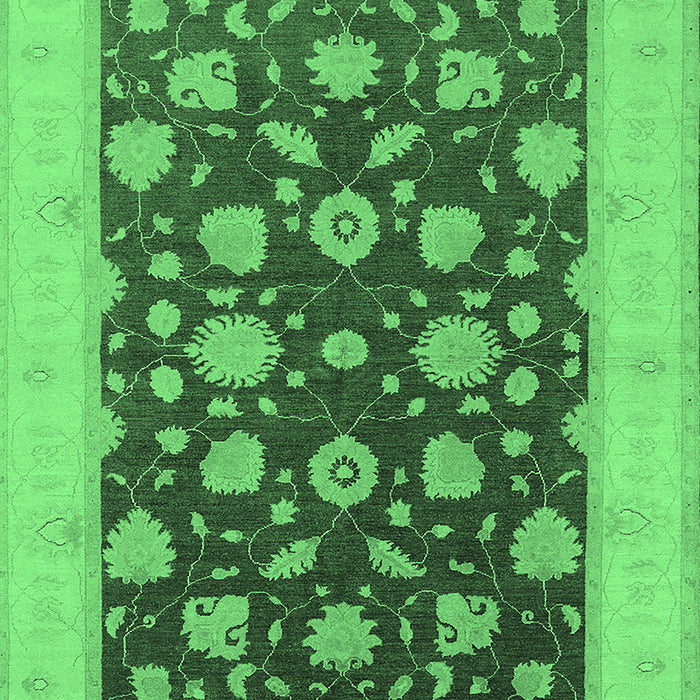 Oriental Emerald Green Industrial Rug, urb947emgrn
